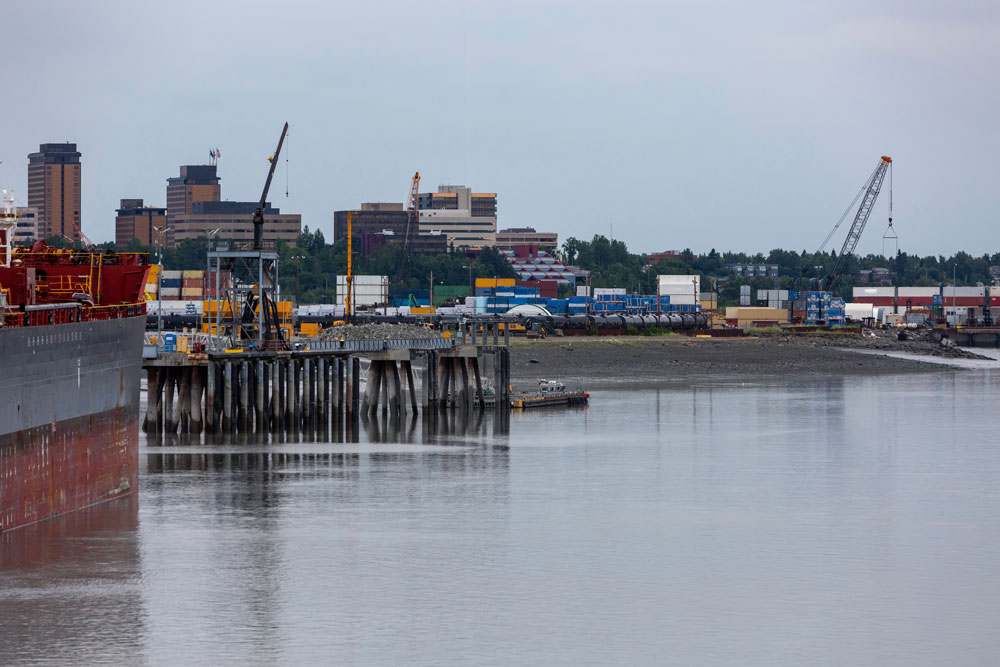 Port of Alaska cargo facility in Anchorage